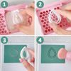 Keoker Cornstarch Tapper Box for Polymer Clay, Cornstarch Powder Container, Polymer Clay Tool for Earring Making