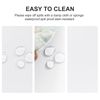 DWCN White Table Cloth Party Wipe Clean Tablecloth Wipeable Tablecloths Rectangular 140x240cm(55x95in) Water Resistant Tablecloth Polyester