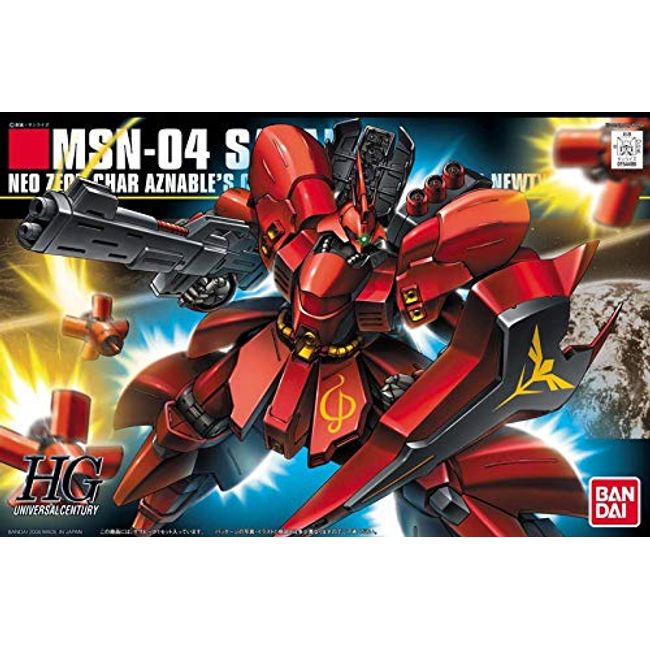 Bandai HGUC 1/144 Sazabi Plastic Model (5058889)