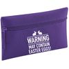 Flox Creative Purple Pencil Case Happiness is Easter Eggs
