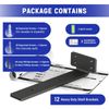 Heavy-Duty Floating Shelf Brackets Sturdy Metal Support with 160 lb Capacity