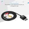 TV AV Cable Wire, 1.8M Component ABS Cord AV Cable Audio Video Cord for 360 Slim Replacement