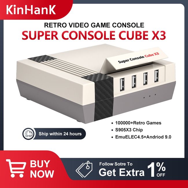  Super Console X2 PRO Retro Game Console with 100,000+
