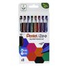 Pentel iZee 1.0mm Ballpoint - Assorted 8pc Wallet