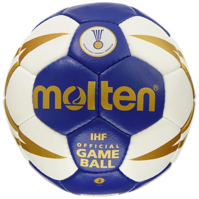 Molten H2X5001-BW Handball Nueva X5000 No. 2 Ball, Blue x White