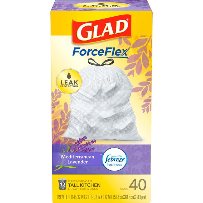 Glad 60771 Fold-Top Sandwich Bags, 6 1/2 x 5 1/2, Clear, 180 per Box, 12  Pack