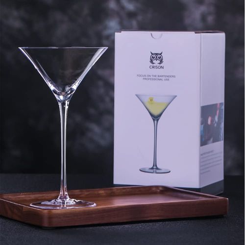 Set of 2 145ml Crystal Martini Glasses Home Commercial Cocktail Glasses