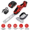 24V Cordless Handheld Grass Shear, Hedge Trimmer with 90° Cutting Angle & 2 Replaceable Blades