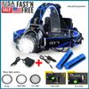 990000LM Rechargeable LED Headlamp Zoomable Flashlight Tactical Headlight Torch