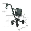 Englacha Uptown Rider – Child Rides Alongside Stroller Attachment with Comfy Padded Saddle Seat – Universal Fit for Most Strollers – Quick and Easy to Use – Designed for Safety
