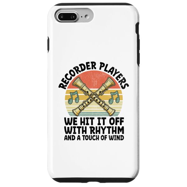iPhone 7 Plus/8 Plus Recorder Players We Hit It Off With Rhythm And A Touch Case