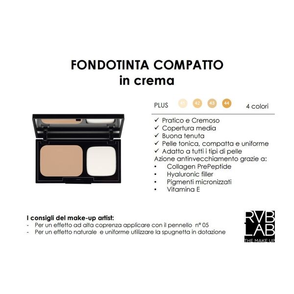 Fondotinta Compatto in Crema 43