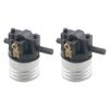 WELWIK 4pcs Push-in Switched Socket, Push-On/Off Lamp Socket, Push-On Lamp Control Socket, Recessed Switched Socket, Medium Base E26 Socket Interior, Shell Incandescent Lamp Holder U.L Certified