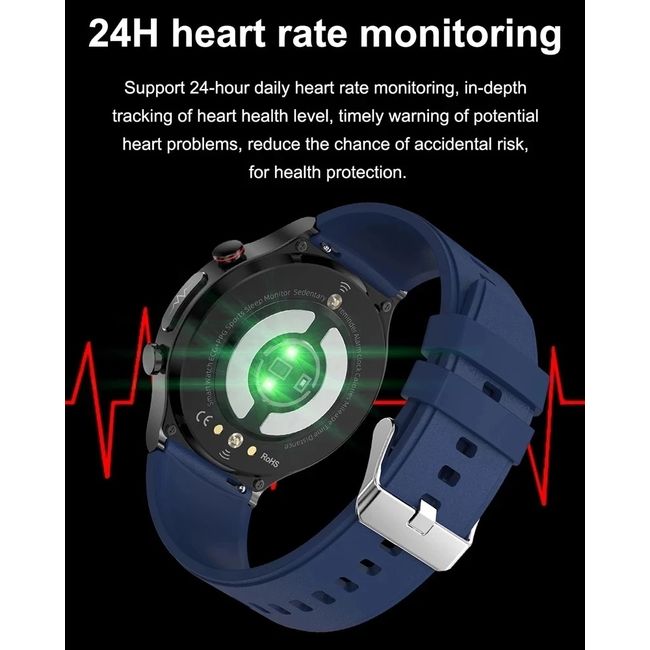 New Painless Non-invasive Blood Glucose Smart Band Men Healthy Blood  Pressure Sports Smart Watch Men Blood Glucose Meter Watch - Smart Watches -  AliExpress