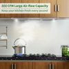 36 inch Built-In/Insert Range Hood 800CFM Kitchen Vent Ducted/Ductless LEDs New