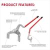 17.5"-24.5" Tire changer Mount Demount Removal Tool Tools Set w/Bead Keeper Red