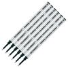 SCHMIDT 6 Pack 5888 Black Medium Rollerball Metal Refill