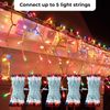 Holiday Essence 100 Multicolor Incandescent Lights White Wire
