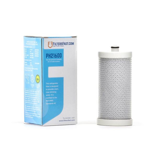 Filters Fast PH21600 Compatible Replacement for Frigidaire RC-900 Activated Carbon Refrigerator Water Filter Cartridge for Fridge Water Dispenser