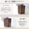 Maple Style Pen Stand, Desktop Stationery, Walnut Wood, Solid Design, Assemble Design
