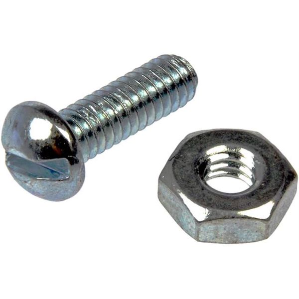 Dorman 784-700: Machine Screw-Round Head Slotted- 6-32 x 1/2 In.