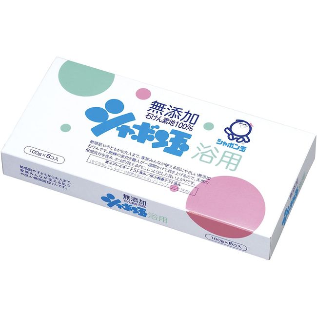 Shabondama Cosmetics Bath Soap 660g 6-pack