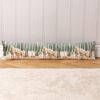 Evans Lichfield Stag Scene Draught Excluder Cover, Teal