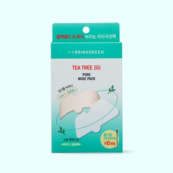 Bring Green Tea Tree Cica Pore Pack 3 Sheets