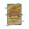 gunfirearm guns Arrow Loaded Paper Shells tin sign bullet ammo firearm