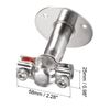 sourcing map Wall Mount Ceiling Mount Pipe Support, 304 Stainless Steel Adjustable Pipe Strap Clamp for 19-22mm Pipe 2pcs