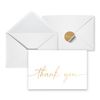 Thank You Card | Matte Gold Foil 20 Pack