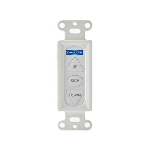 Da-Lite DL16622 Smart Low-Voltage Wall Switch (White)