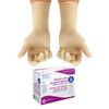 Dynarex Sterile Disposable Latex Surgical Gloves, Powder-Free, Sterilely Packaged in Pairs, Professional Medical and Healthcare Use, Veterinary Clinic, Bisque, Size 8.5, 1 Box of 50 Pairs of Gloves