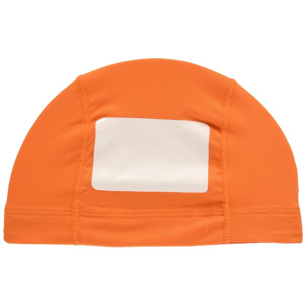 FOOTMARK Swimming Cap, Touch Name, 101115, Orange (04), Free