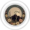 Boho Moon Phases Mountain Floral Aesthetic Chic PopSockets MagSafe PopGrip for iPhone