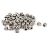 Sourcingmap M3 x 3mm Cone Point Hex Socket Set Grub Screw Silver Tone 50 Pcs