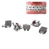 10 Boxes Dental Bracket Monoblock Orthodontic MIM Mini Roth.022 345 Hooks AZDENT