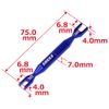 SP Dual Turnbuckle Wrench (3mm/4mm) [Eagle Model] [#3923U] (BL)