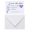Personalised Handmade Wedding Save The Date Cards with envelopes. (100)