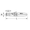 KS Tools 115.1046 Hose clamp pliers (recessed/slot),220mm
