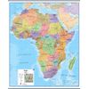 Large Africa Wall Map Political (Hanging bars)