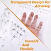 Circle Templates - Circle Stencil & Ruler for Drafting & Drawing,3 Pack,Large & Small Sizes