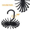 SUNTRADE 2X Multifunction Non-slip 360 Degrees Rotating Tie Hanger Rack