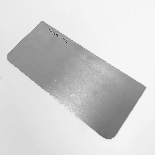 Choctastique Small Stainless Steel Cake Scraper Medium