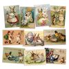 Victorian Postcards Set of 10 - Easter Cards Pack Weird Funny Cute Unique
