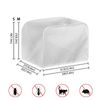 Kuiaobaty Novelty Bread Pattern Toaster Covers 4 Slice, Protective Cover for Bread Machine, Dust Protection Case with Hook