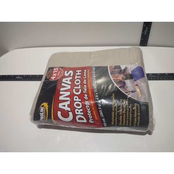 Proline Professional Canvas Drop cloth 4x15 10oz
