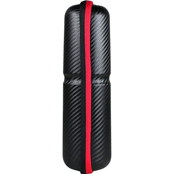 R250 Tool Case, Slim Super Long Type, Carbon Pattern, Red Zipper