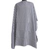 Black & White Striped Professional Cutting Cape