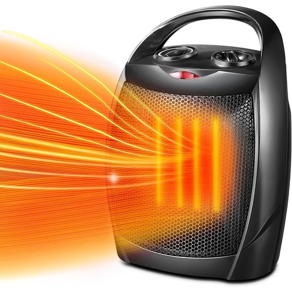 Kismile Small Electric Space Heater Ceramic Space Heater,Portable Heater